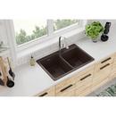 Elkay Mocha 33 x 22 in. No Hole Composite Double Bowl Drop-in Kitchen Sink 