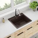 Elkay Mocha 25 x 22 in. No Hole Composite Single Bowl Drop-in Kitchen Sink 