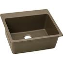 Elkay Mocha 25 x 22 in. No Hole Composite Single Bowl Drop-in Kitchen Sink 