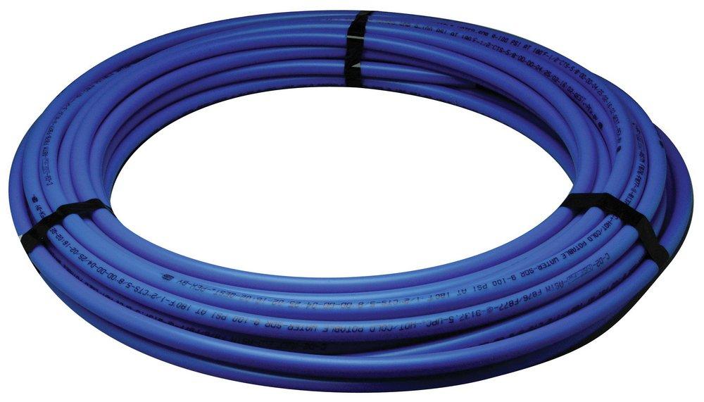 Zurn PEX Blue 1/8 in. Plastic Tubing in White 