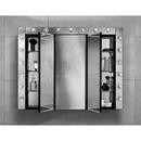 Robern Black 30 in. Surface Mount and Recessed Mount Medicine Cabinet 