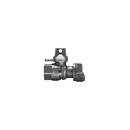 1 in. FIP Lockwing Ball Valve Curb Stop