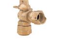 1 in. Polyethylene Pipe CTS Compression x Meter Angle Ball Valve