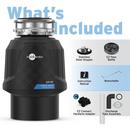 InSinkErator&reg; Black Continuous Feed Garbage Disposal 
