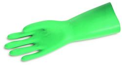 Size 9 Nitrile Gloves on Green