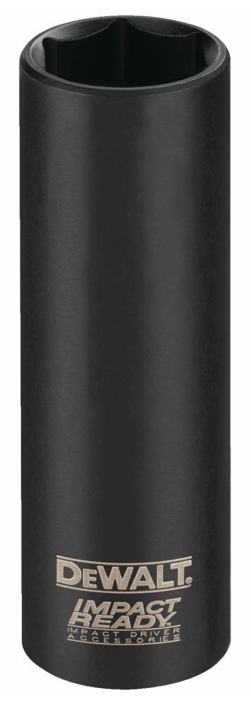 DEWALT Black Open Stock Deep Socket 