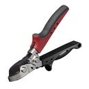 1 in. Galvanized Steel Hand Notcher in Black and Red