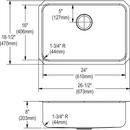 Halsey Taylor Platinum Vinyl Lead Law Compliant 14 FS PLVI Water Cooler For Glass Floor 