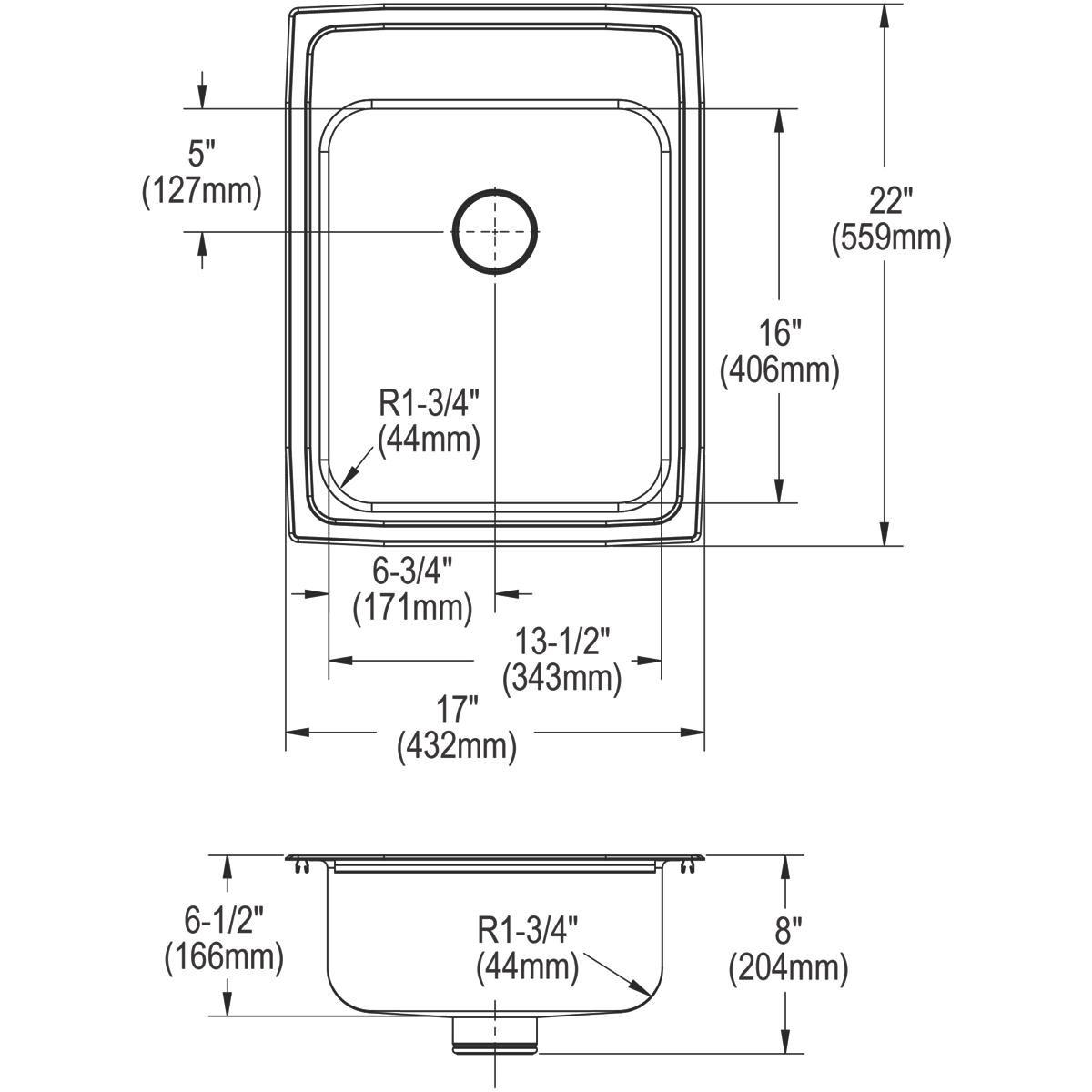 Halsey Taylor Stainless Steel Bilevel Non-Filtered Non Refrigerated Fountain 