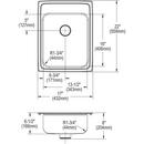 Halsey Taylor Stainless Steel Bilevel Non-Filtered Non Refrigerated Fountain 