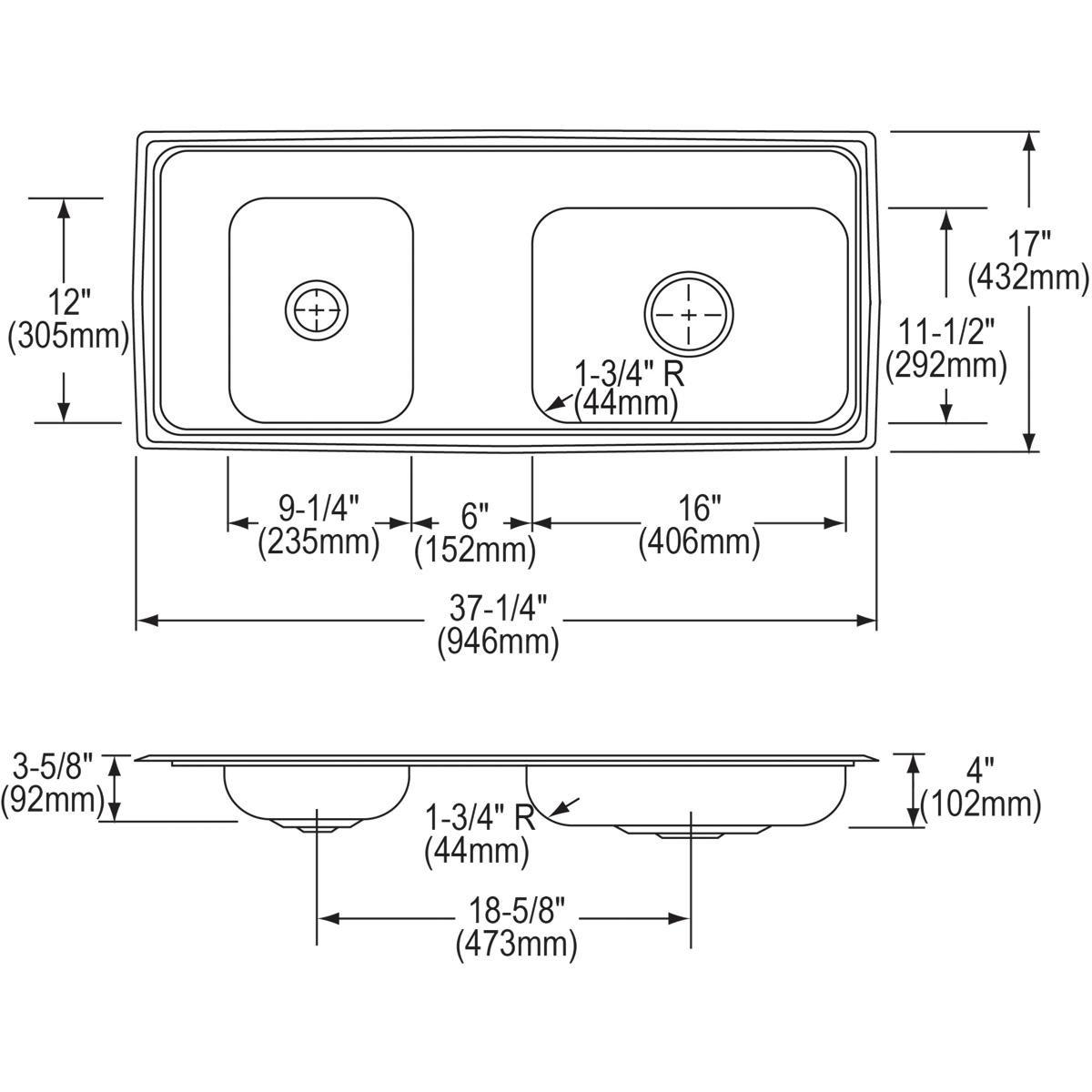 Halsey Taylor Stainless Steel Bilevel Non-Filtered Water Cooler 