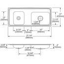Halsey Taylor Stainless Steel Bilevel Non-Filtered Water Cooler 