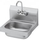 16 x 15 x 6 in. Hand Sink & Faucet in Stainless Steel