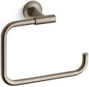 KOHLER Vibrant&reg; Brushed Bronze Rectangular Open Towel Ring 