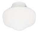 9W 1-Light LED Ceiling Fan Light Kit in White