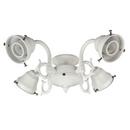 Craftmade Aged Bronze Textured 52W 4-Light Medium E-26 A19 LED Ceiling Fan Light 