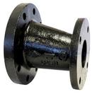 4 x 2-1/2 in. Flanged 125# Eccentric Pressure Rated Black Cast Iron Reducer