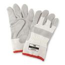 Size L Leather Canvas Kevlar® Abrasion Resistant Cut Resistant Glove