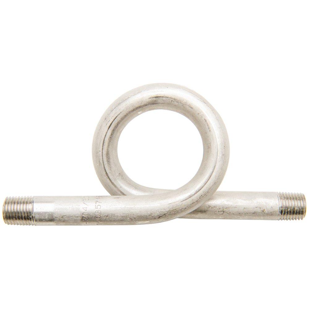 H.O. Trerice Silver 1/4 in. Stainless Steel Coil Syphon 