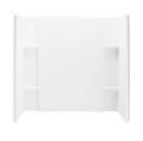 Sterling Biscuit 60 x 32 x 55-1/4 in. Tub & Shower Wall 