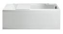 Sterling White 60 x 32 in. Soaker Alcove Bathtub Right Drain 