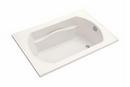 60 x 42 in. Bathtub with Right-Hand Drain in Biscuit