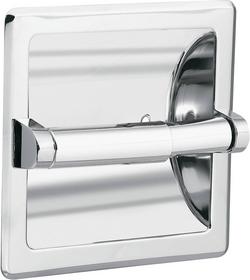 Recessed Mount Toilet Tissue Holder in Polished Chrome