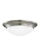 Visual Comfort & Co. Generation Lighting Brushed Nickel 4-1/2 in. 60W 2-Light Medium E-26 Base LED Flushmount Ceiling Fixture 