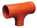 Victaulic Orange Grooved 1000 psi Painted Ductile Iron Tee 