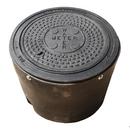 Bass and Hays Foundry Meter Box with Rheemed and Chamfer Carrolton 