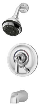 Two Handle Multi Function Bathtub & Shower Faucet in Polished Chrome