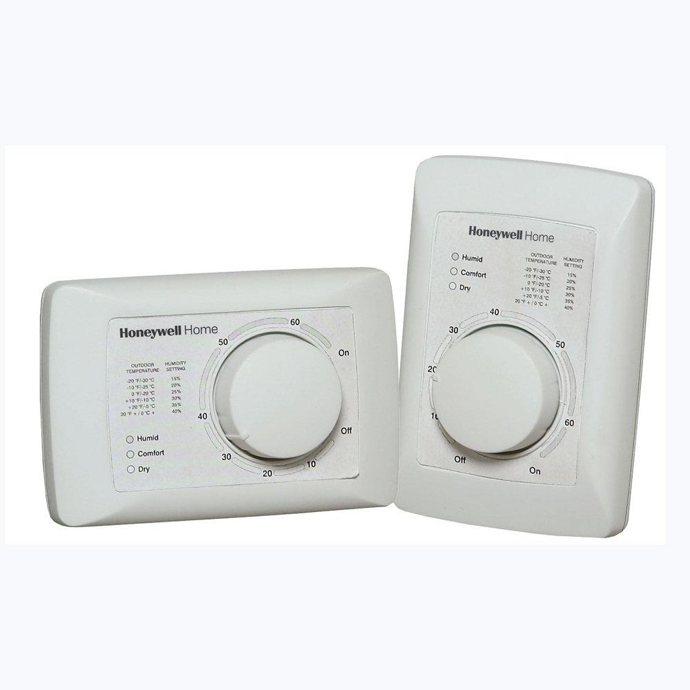 Honeywell Home White Single Pole Manual Dehumidistat 