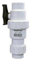 Liberty Pumps White Plastic Socket Weld Combination Valve 