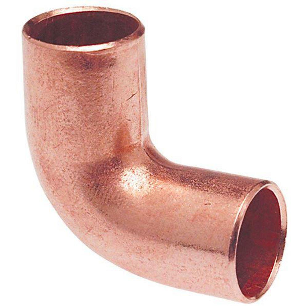 Male Sweat Domestic 90 Degree Wrot Copper Elbow 