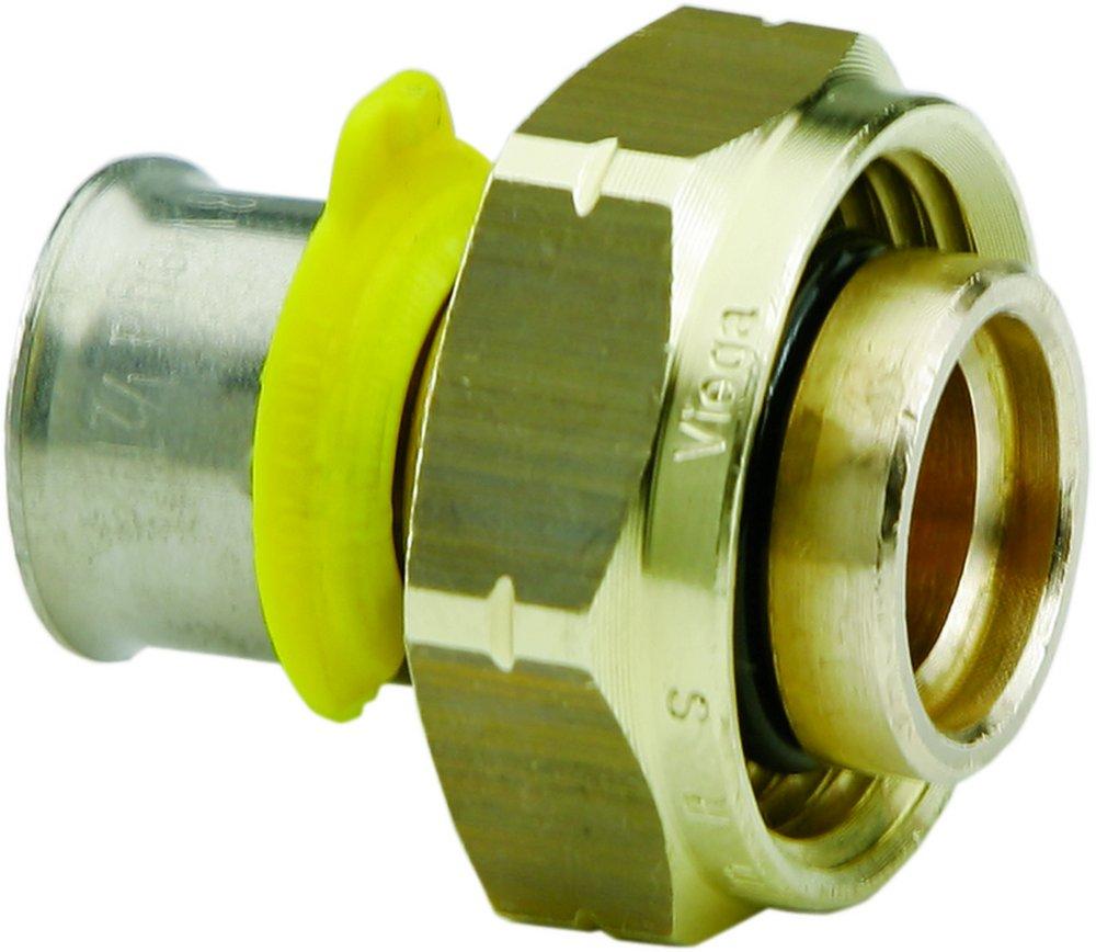 Viega Bronze PEX Press x SVC Manifold Adapter 