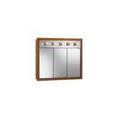 30 in. 5-Bulb Lighted Medicine Cabinet in White