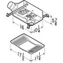 Broan White Bathroom Exhaust Fan in White 