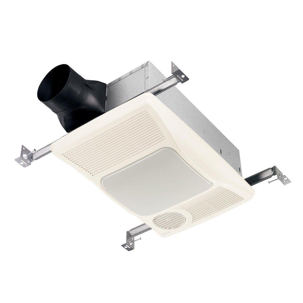 Broan White Bathroom Exhaust Fan in White 