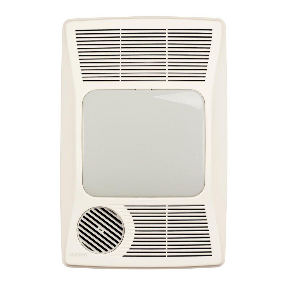 Broan White Bathroom Exhaust Fan in White 