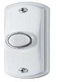 Lighted Rectangular Push Button in White