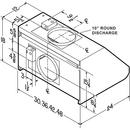 Broan Stainless Steel External Blower Range Hood Shell in Stainless Steel 