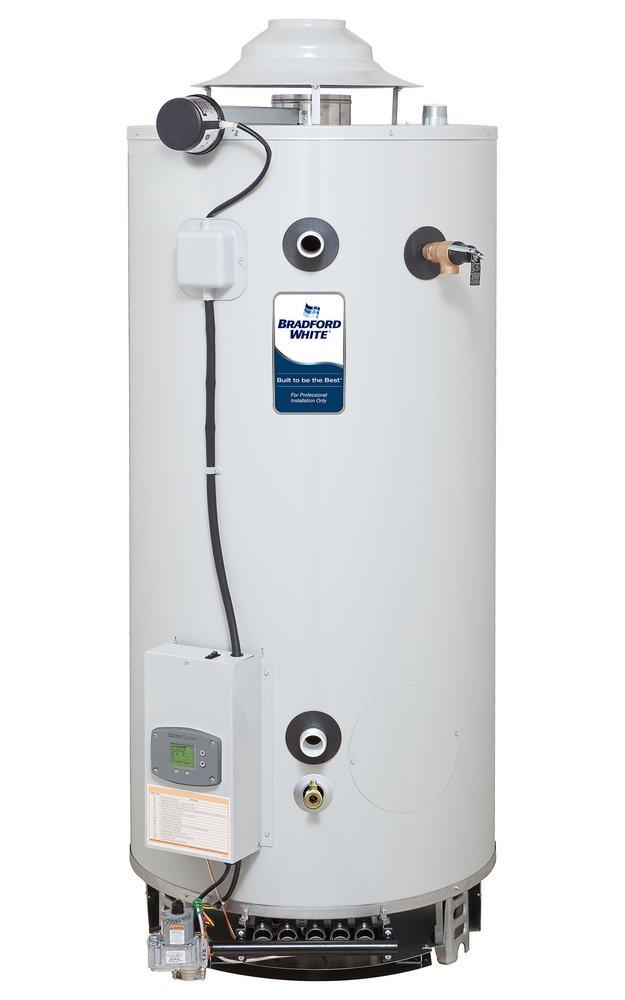 Bradford White 199.999 MBH 120V 1-Phase Flue Damper High Altitude Steel Natural Gas and Propane Commercial Water Heater 