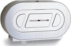 Twin Jumbo Roll Toilet Paper Dispenser in Stainless Steel
