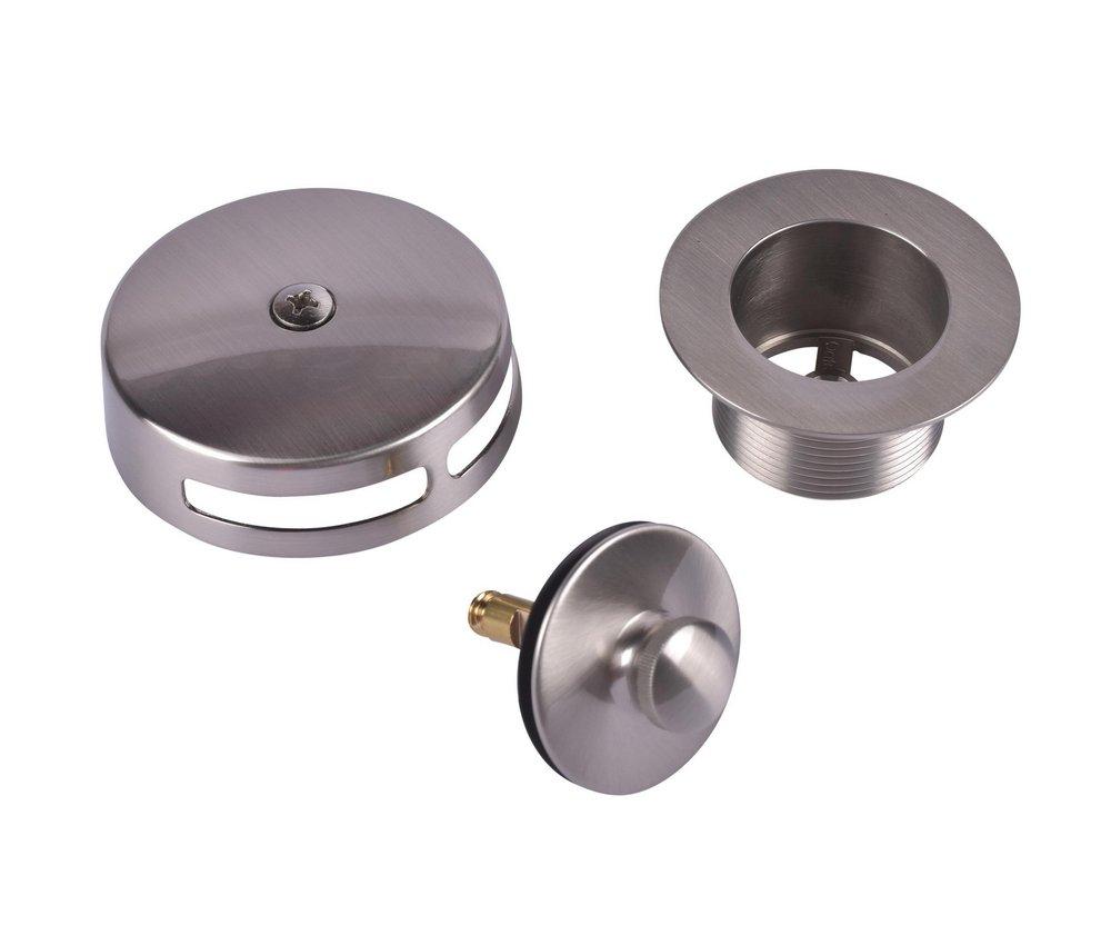 Dearborn Brushed Nickel Brass Lift & Turn Drain 