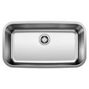 BLANCO Stainless Steel 28 x 18 in. No Hole Single Bowl Undermount Kitchen Sink 