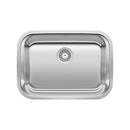 BLANCO Stainless Steel 25 x 18 in. No Hole Single Bowl Undermount Kitchen Sink 