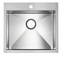 Single Bowl Stainless Steel Kitchen Sink in Satin Polished