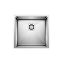 19 x 18 in. No Hole Stainless Steel Single Bowl Undermount Kitchen Sink in Satin Polished