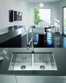 BLANCO Stainless Steel 29 x 18 in. No Hole Stainless Steel Double Bowl Undermount Kitchen Sink 