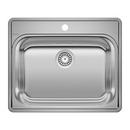 25 x 22 in. Drop-in Laundry Sink in Brushed Satin